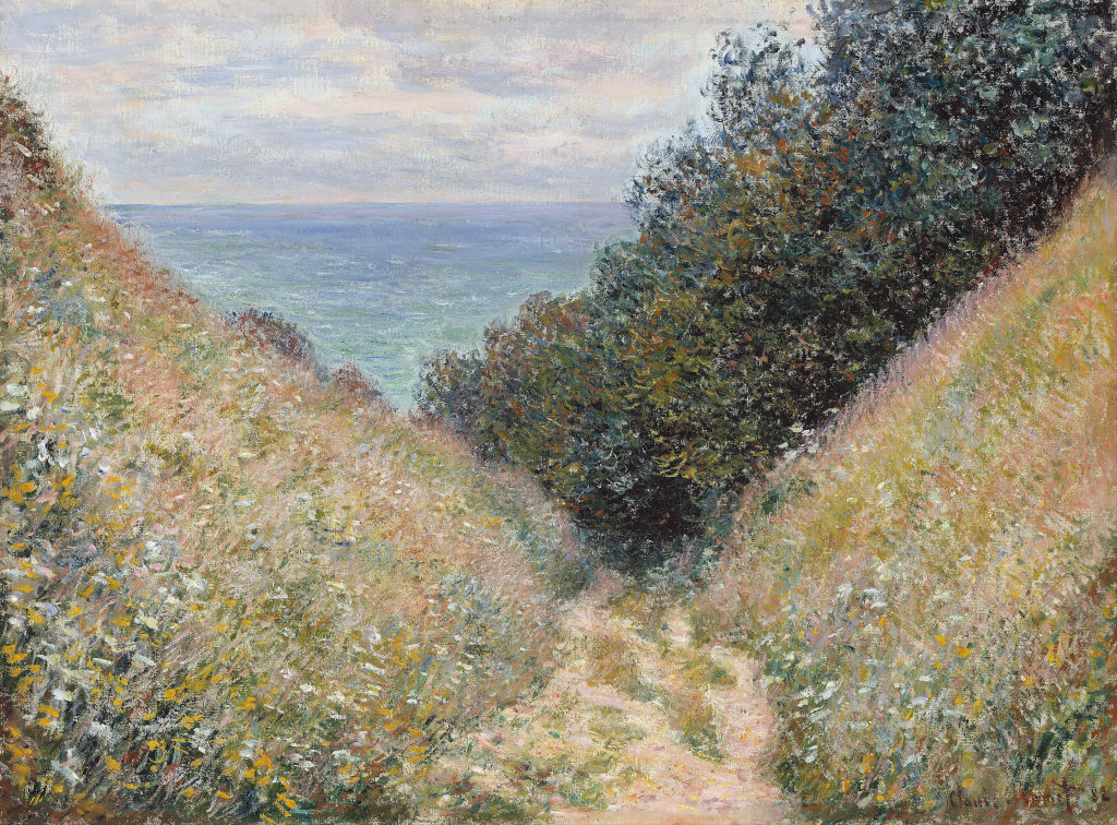 Claude Monet in Pourville